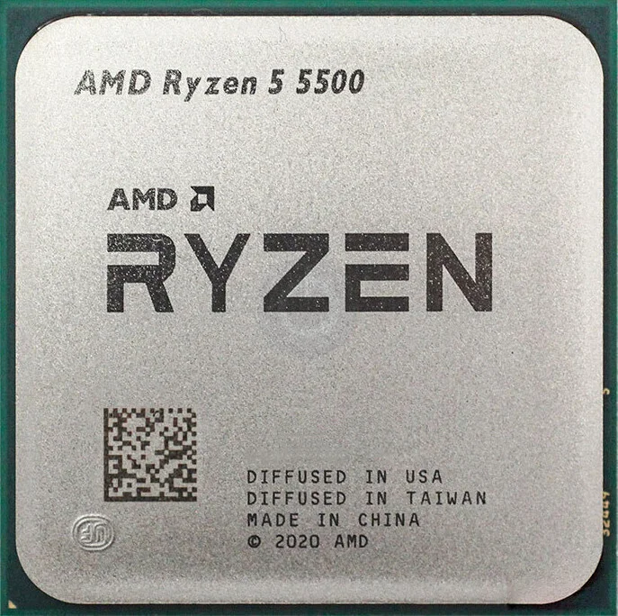 Фото Процессор AMD Ryzen 5 5500 3.6GHz (Cezanne 4.2) 6C/12T (100-100000457BOX) 3/16MB 65W AM4 box Фото Процессор AMD Ryzen 5 5500 3.6GHz (Cezanne 4.2) 6C/12T (100-100000457BOX) 3/16MB 65W AM4 box