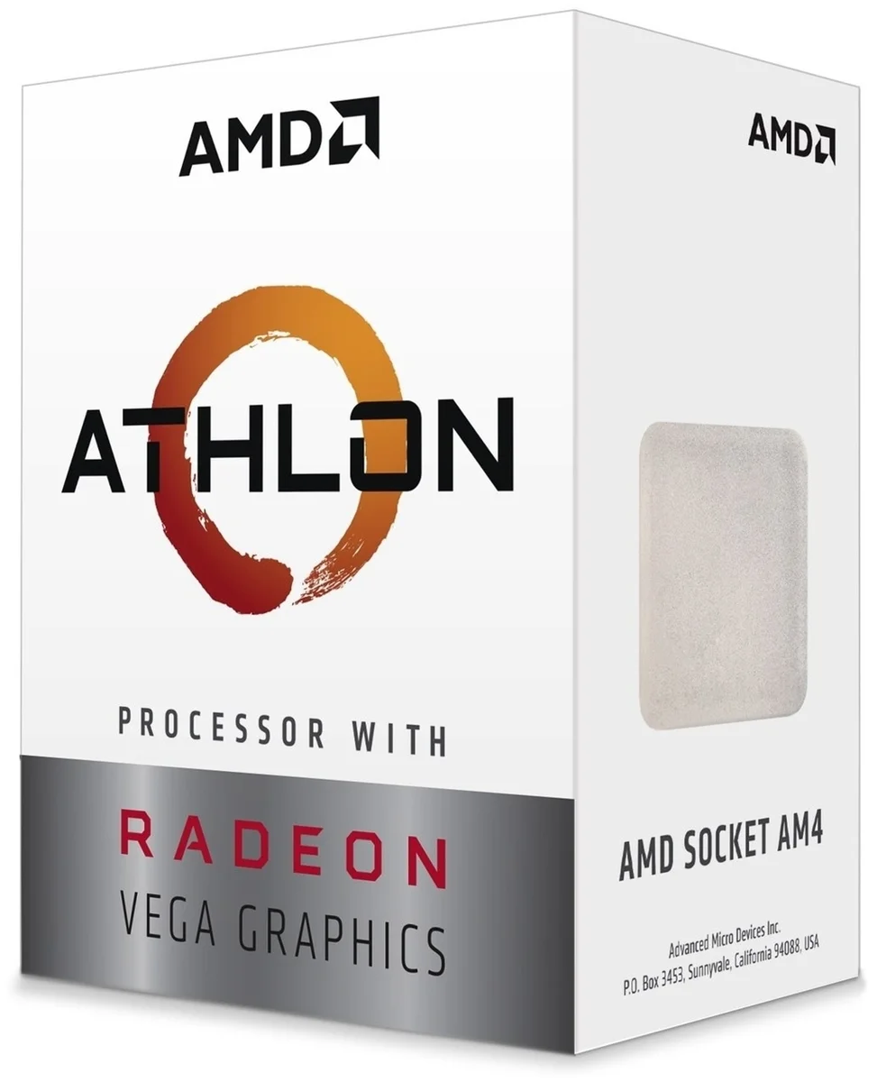Фотография Процессор AMD Athlon 3000G Radeon Vega 3 Graphics 35W OEM (YD3000C6M2OFH) Фотография Процессор AMD Athlon 3000G Radeon Vega 3 Graphics 35W OEM (YD3000C6M2OFH)