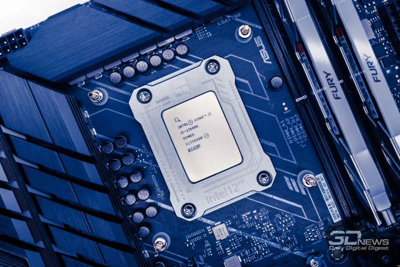 Фото Процессор INTEL Core i5-13600K Raptor Lake (2500MHz, LGA1700, L3 20Mb), oem