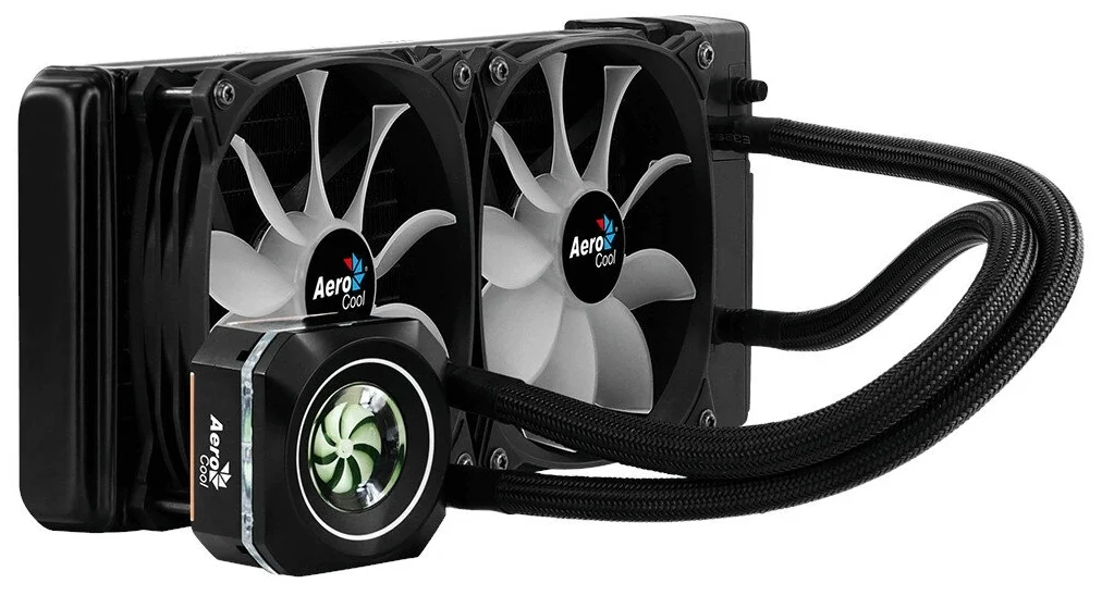 Фото Кулер с водяным охлаждением AEROCOOL Pulse L240F ARGB (ACLA-PS24117.71)
