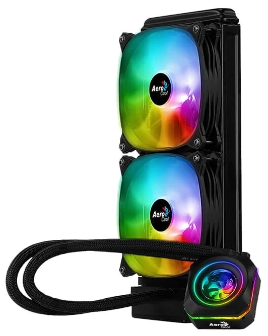 Картинка Кулер с водяным охлаждением AEROCOOL Pulse L240F ARGB (ACLA-PS24117.71)