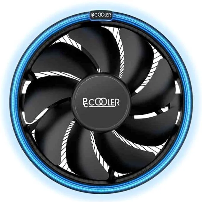 Фото Кулер для процессора PCCooler for S1200/115x/775/AMD E126MB 1000-1800rpm 92W Blue LED