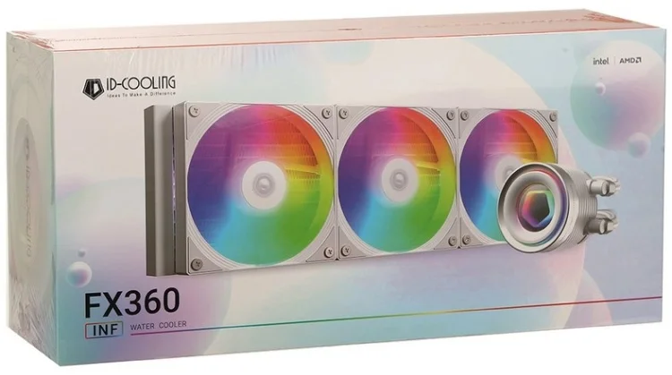 Фотография Кулер для процессора ID-COOLING FX360 INF White