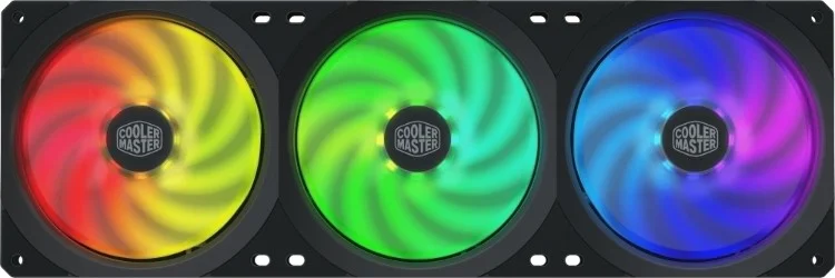 Вентилятор для корпуса CoolerMaster MasterFan SF360R 3x120mm 4 pin RGB MFX-B2D3-18NPA-R1
