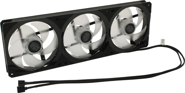 Фото Вентилятор для корпуса CoolerMaster MasterFan SF360R 3x120mm 4 pin RGB MFX-B2D3-18NPA-R1