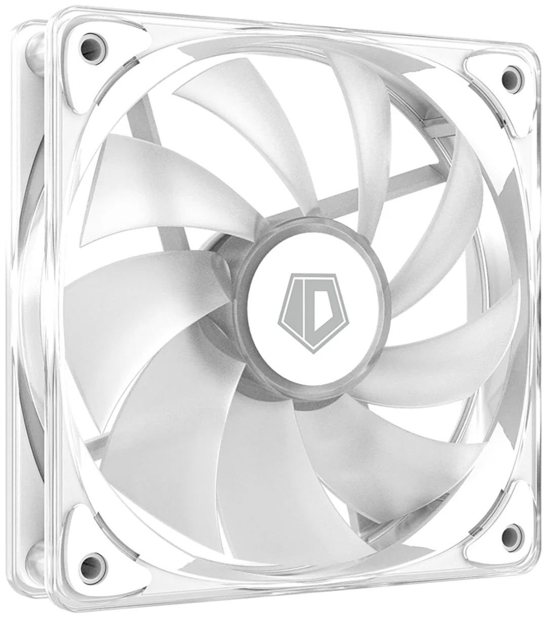 Фото Кулер для корпуса ID-COOLING CRYSTAL 120 White