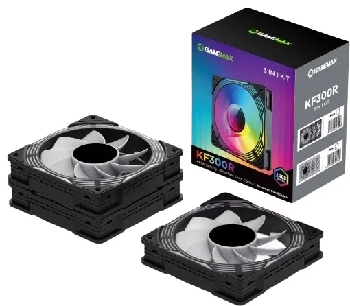 Фото Кулер для корпуса GAMEMAX KF300R BK