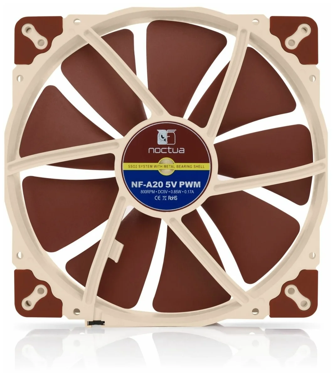 Фотография Вентилятор для корпуса NOCTUA NF-A20 5V PWM