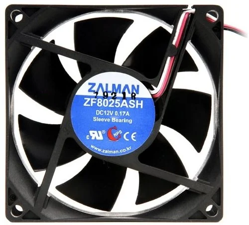 Фотография Вентилятор для корпуса ZALMAN ZM-F1 Plus Black