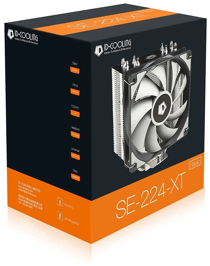 Цена Вентилятор для процессора ID-COOLING SE-224XT-Basic