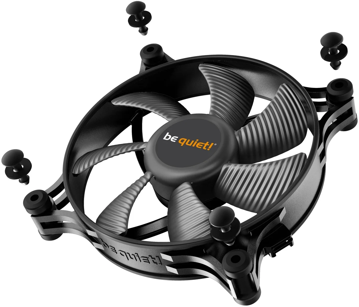 Картинка Вентилятор для компьютерного корпуса Bequiet! Shadow Wings 2 120mm PWM (BL085)