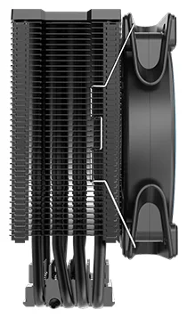 Картинка Кулер для процессора PCcooler GI-X6R V2 подсветка Red