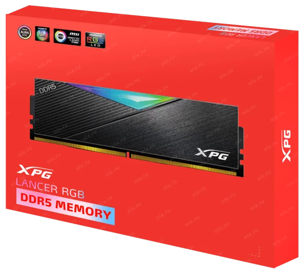 Фотография Оперативная память ADATA LANCER RGB AX5U6000C4016G-DCLARBK (2x8GB) CL40
