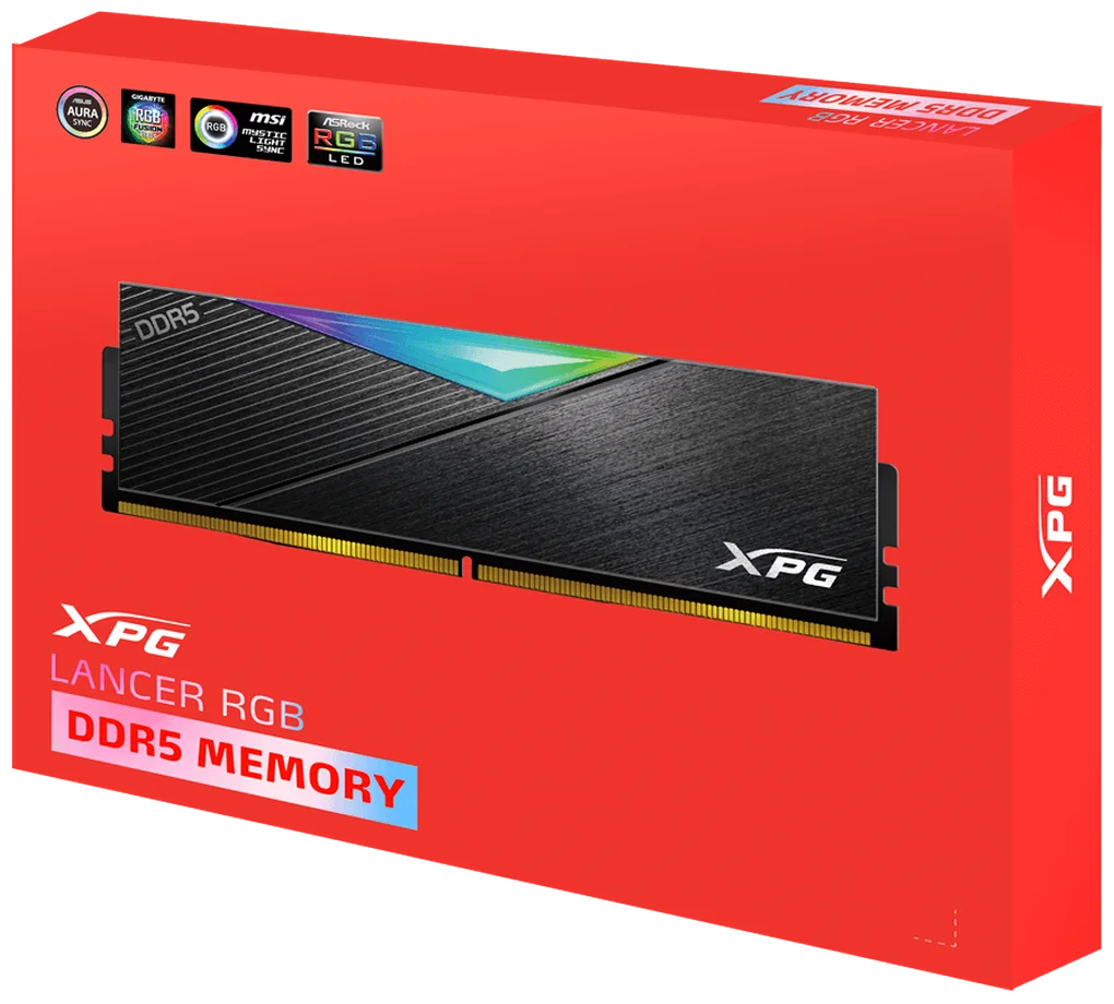 Фотография Оперативная память ADATA LANCER AX5U5200C3816G-DCLABK