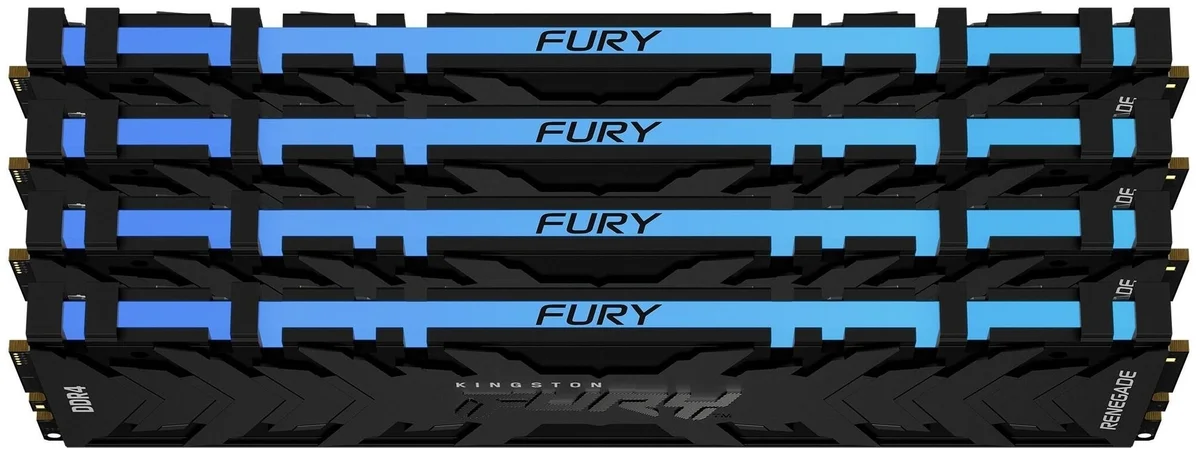 Фотография Модуль памяти KINGSTON Fury Renegade RGB KF432C16RB1AK4/64
