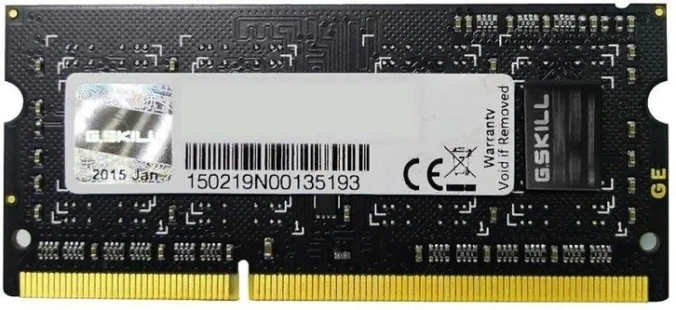 Фото Оперативная память для ноутбука G.SKILL F3-12800 F3-1600C11S-8GSQ DDR3 8GB