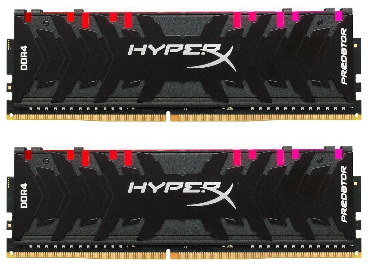 Фото Оперативная память KINGSTON HyperX PRedator RGB HX440C19PB4AK2/16 Фото Оперативная память KINGSTON HyperX PRedator RGB HX440C19PB4AK2/16