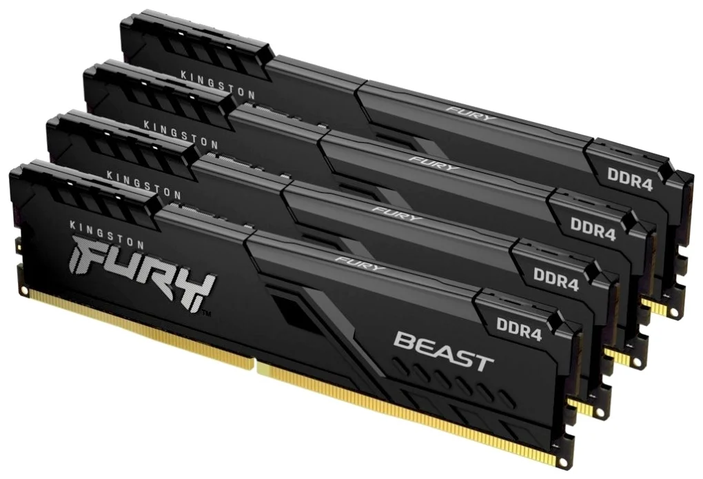 Фото Модуль памяти KINGSTON Fury Beast KF432C16BBK4/32