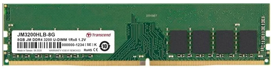 Фото Оперативная память TRANSCEND JM3200HLB-8G