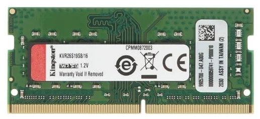 Фото Оперативная память KINGSTON KVR26S19S8/16 CL19 8 chip