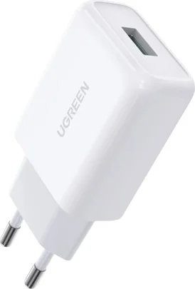 Зарядное устройство UGREEN CD122 QC3.0 USB Fast Charger EU White 10133