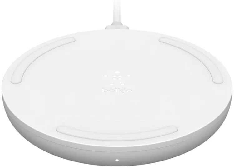 Фото Беспроводное ЗУ BELKIN Pad Wireless Charging Qi White (WIA001VFWH) Фото Беспроводное ЗУ BELKIN Pad Wireless Charging Qi White (WIA001VFWH)