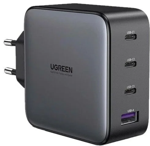 Зарядное устройство UGREEN CD226 USB-A+3*USB-C 100W GaN Tech Fast Charger 40747