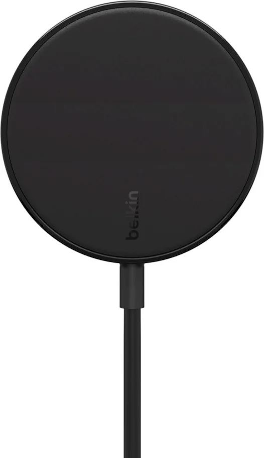Картинка Беспроводное зарядное устройство BELKIN Magnetic Portable iPhone Wireless Charger без ЗУ Black WIA005BTBK Картинка Беспроводное зарядное устройство BELKIN Magnetic Portable iPhone Wireless Charger без ЗУ Black WIA005BTBK