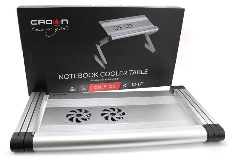Столик для ноутбука CROWN CMLS-100 Silver Казахстан