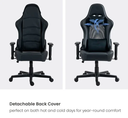 Фото Игровое компьютерное кресло ECO Estelar Jupiter (L) Black (CH09-10)