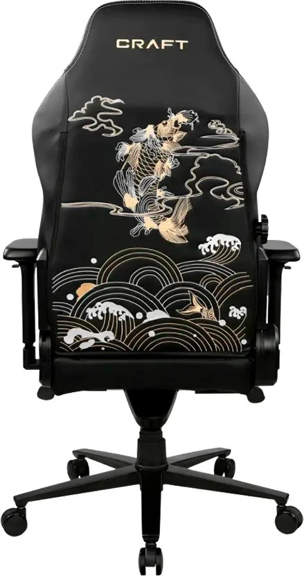 Фото Игровое компьютерное кресло DXRACER Craft Pro Koi Fish (Черный) (CRA/PRO/002/N/Koi Fish)