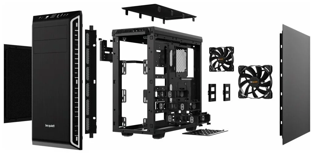 Компьютерный корпус Bequiet! Pure Base 600 BG022 Без Б/П Черно-Серый Казахстан