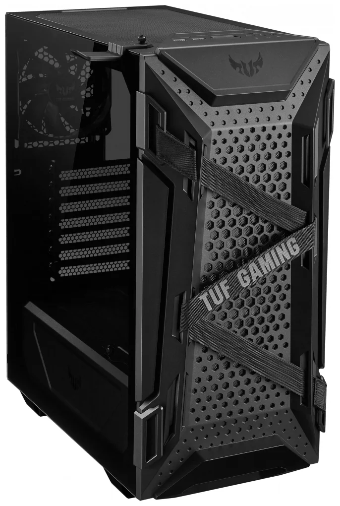 Фотография Компьютерный корпус midi tower ASUS TUF GAMING GT301 ZAKU II EDITION (без БП) Red