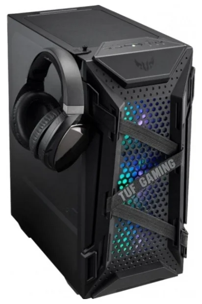 Картинка Компьютерный корпус midi tower ASUS TUF GAMING GT301 ZAKU II EDITION (без БП) Red