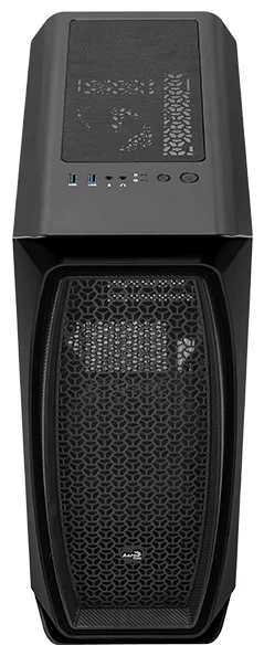 Картинка Компьютерный корпус AeroCool Aero One-G-BK tempered glasses (без БП) black