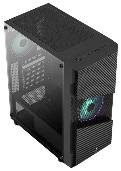 Фотография Компьютерный корпус AeroCool Menace Saturn RGB ACCM-PV20023.11 (без БП) Black