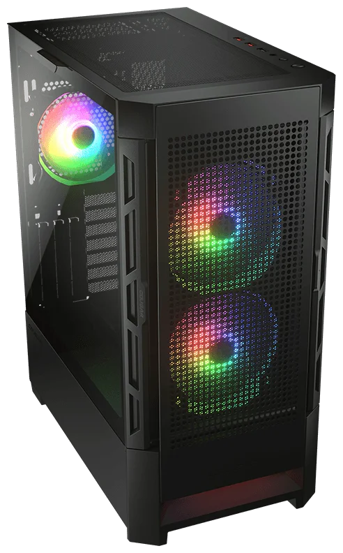 Цена Компьютерный корпус COUGAR DuoFace RGB (без БП) Black Цена Компьютерный корпус COUGAR DuoFace RGB (без БП) Black
