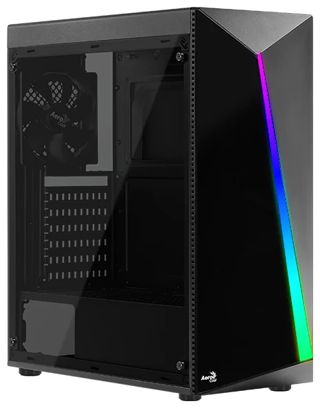 Компьютерный корпус midi tower AeroCool Shard RGB (без БП) Black