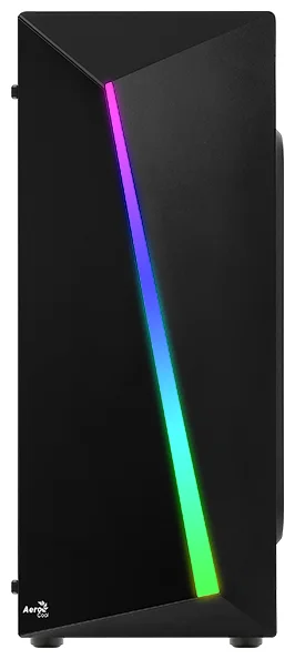 Картинка Компьютерный корпус midi tower AeroCool Shard RGB (без БП) Black