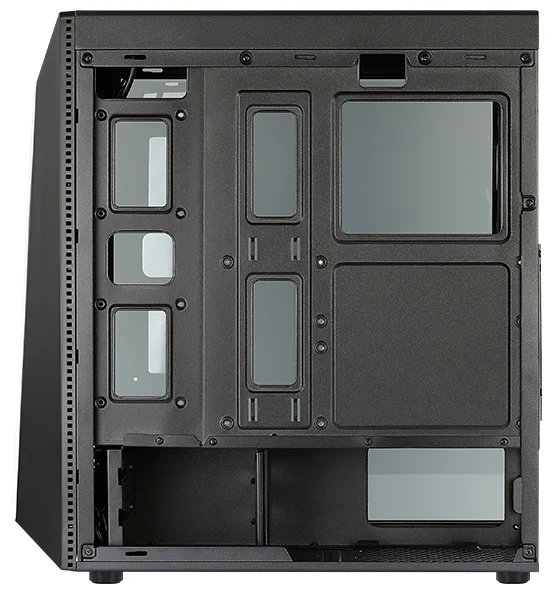 Компьютерный корпус midi tower AeroCool Shard RGB (без БП) Black заказать