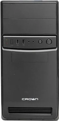 Компьютерный корпус CROWN CMC-455 Black mATX (см-PS450W office)