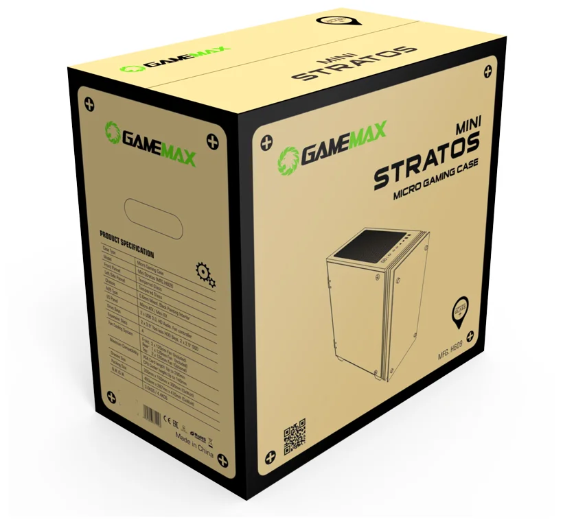 Компьютерный корпус GAMEMAX без БП Mini Stratos H609 Казахстан