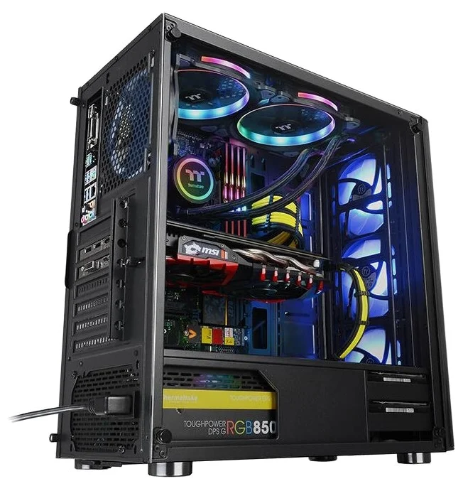 Компьютерный корпус THERMALTAKE V200 TG RGB CA-1K8-00M1WN-01 Казахстан