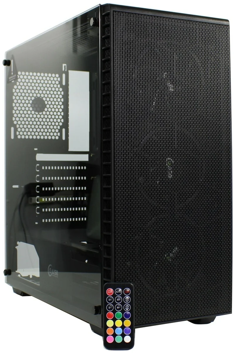 Компьютерный корпус APEX MATX mini tower Tank Mini+ 4*120mm ARGB fans + ARGB fan hub + remote control (без БП)