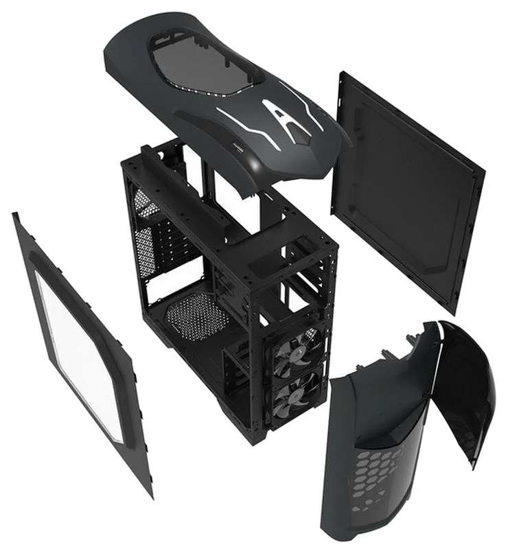 Компьютерный корпус GAMEMAX G539-RGB Казахстан Компьютерный корпус GAMEMAX G539-RGB Казахстан