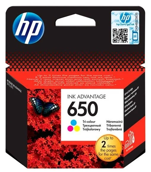 Картридж HP CZ102AE №650 Tri-Color