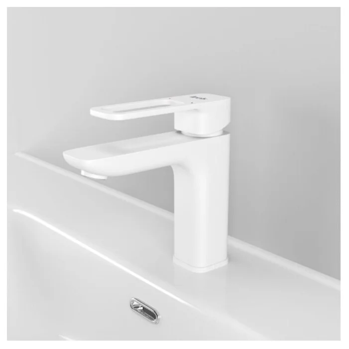 Фотография Смеситель IDDIS белый матовый Slide SLIWT00i01