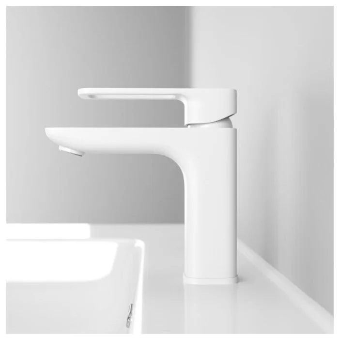 Картинка Смеситель IDDIS белый матовый Slide SLIWT00i01