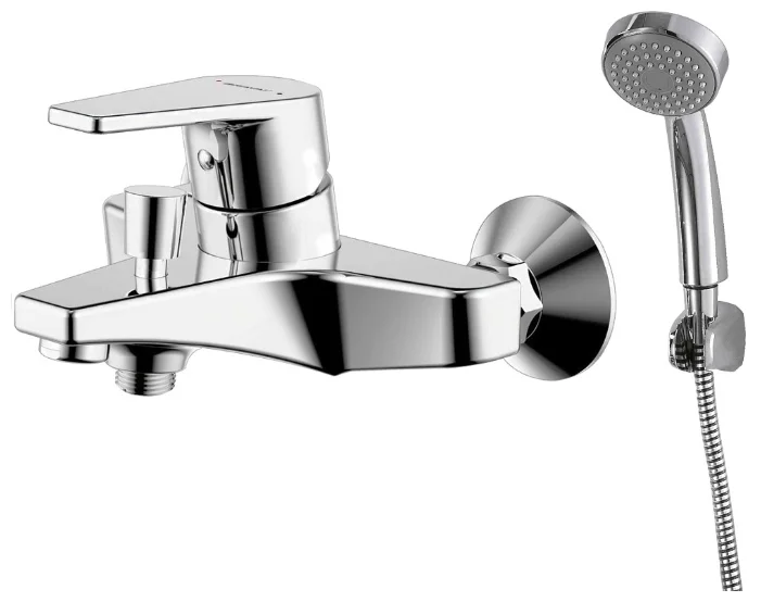 BRAVAT F65299C-B-RUS BRAVAT Line Смеситель для ванны короткий излив