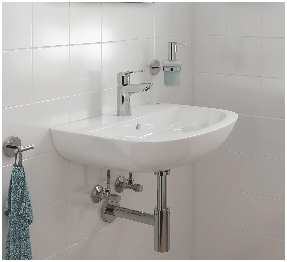 Цена Смеситель GROHE 23878001 BauLoop